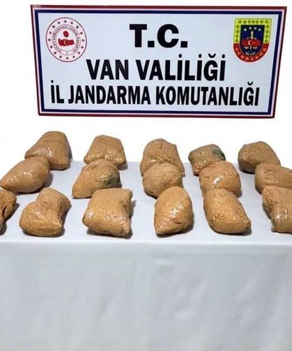 Van'da jandarmadan uyuşturucu operasyonu