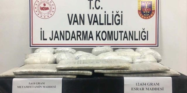 Van’da mezarlık içerisinde 18 kilo uyuşturucu ele geçirildi