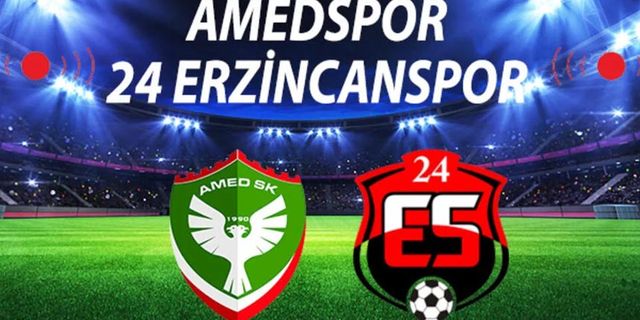 Amedspor'un Play-Off'taki rakibi 24 Erzincanspor oldu