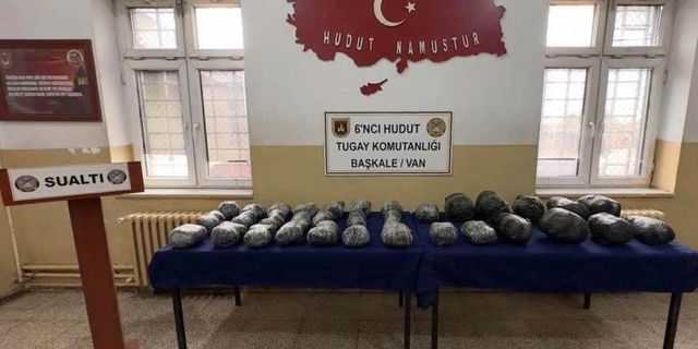 Van hudut hattında 36 kilo uyuşturucu madde ele geçirildi