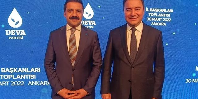 Erdinç Peker DEVA Partisi'nden istifa edip AK Parti'ye katıldı!