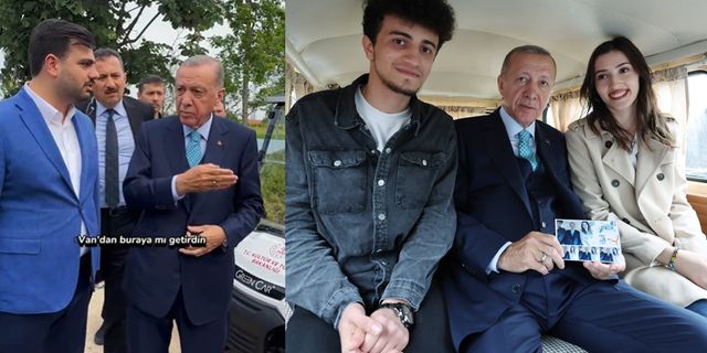 Cumhurbaşkanı Erdoğan: Van'dan buraya mı getirdin?