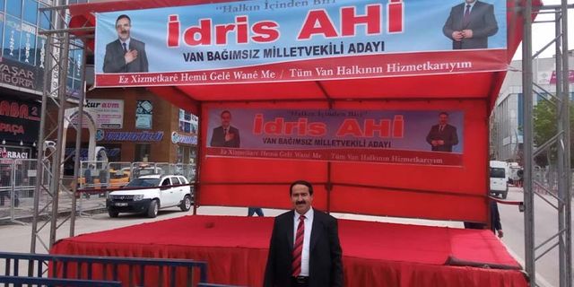 Van'da düzenleyeceği miting hazırlıklarını yerinde takip ediyor