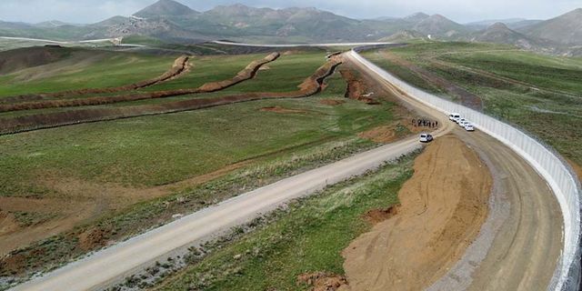 Van-İran sınır duvarının 96 kilometresi tamamlandı