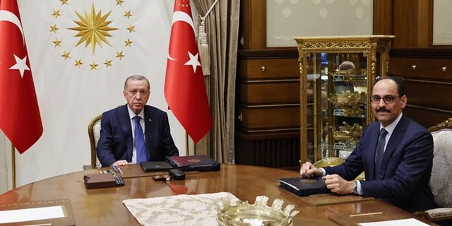 Cumhurbaşkanı Erdoğan MİT Başkanı İbrahim Kalın ile görüştü