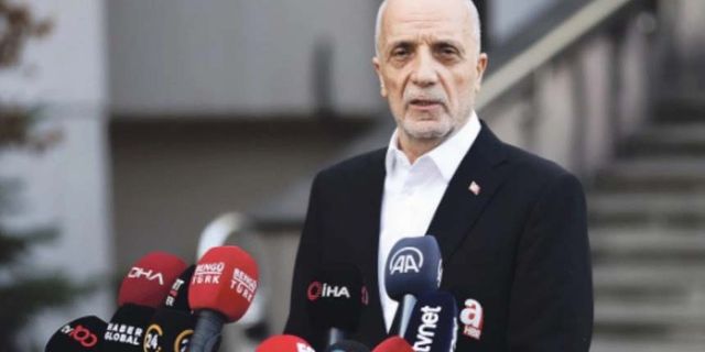 TÜRK-İŞ Başkanı Ergün Atalay'dan asgari ücret açıklaması