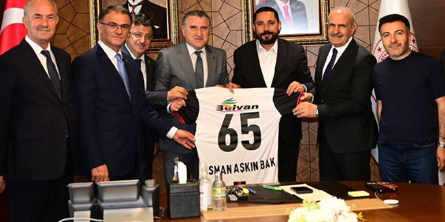 Van heyetinden, Bakan Osman Aşkın Bak’a ziyaret