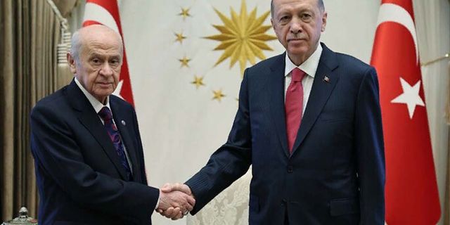 Cumhurbaşkanı Erdoğan Devlet Bahçeli görüştü