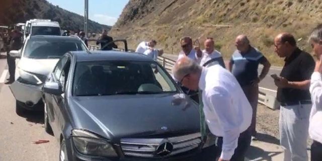 Kılıçdaroğlu'nun konvoyunda 7 aracın karıştığı trafik kazası! Yaralılar var