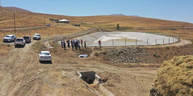 Van'da tarım arazileri suya kavuştu