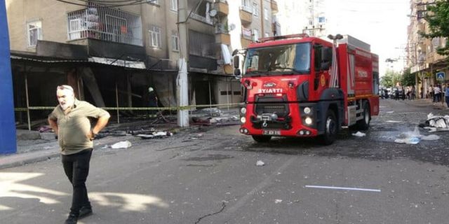Diyarbakır’da tekstil dükkanında patlama