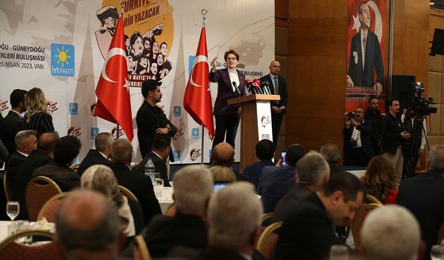 İYİ Parti Genel Başkanı Akşener: "Seçmeni velinimet görürüm"