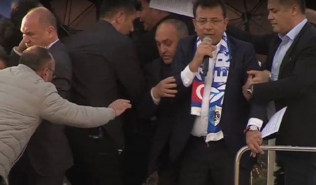 Ekrem İmamoğlu'na saldırı!