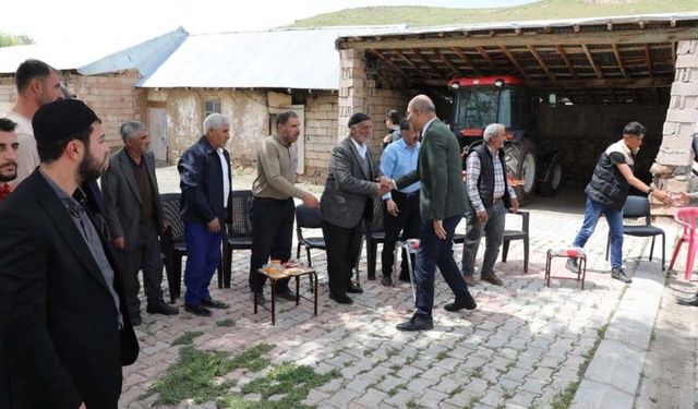 Kaymakam Aydın, kırsal mahallelerdeki çalışmaları inceledi