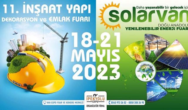 Van'da inşaat ve enerji fuarı hazırlıklarını tamamladı