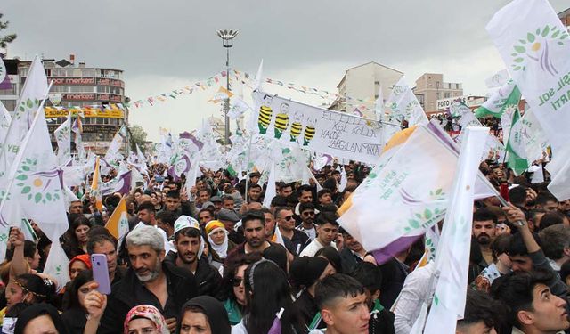 Yeşil Sol Parti, final mitingini Van’da düzenledi