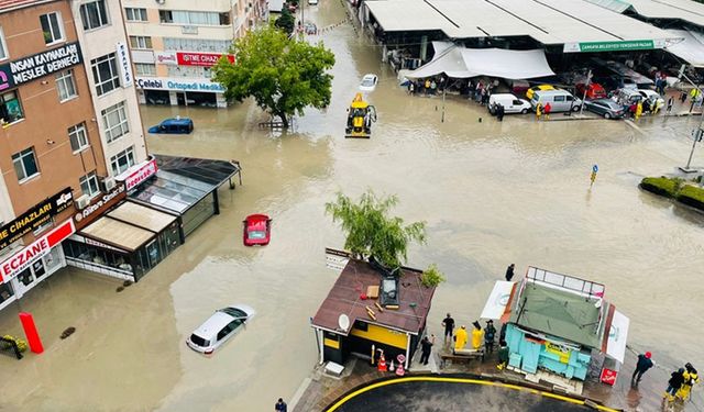 Ankara'yı sel aldı!