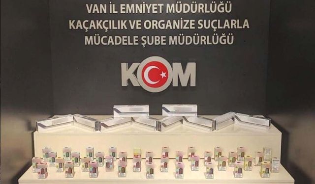 Van’da gümrük kaçağı malzemeler ele geçirildi