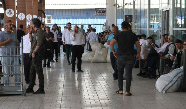 Van Otogarında Bayram Yoğunluğu