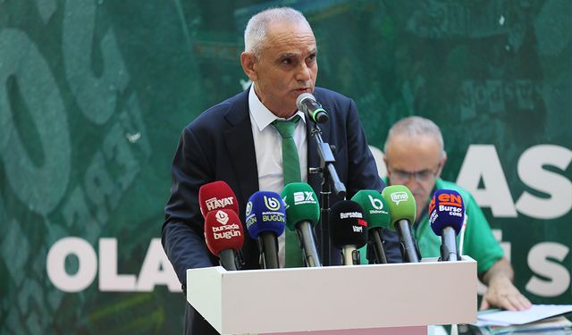 Bursaspor'un yeni başkanı Recep Günay oldu