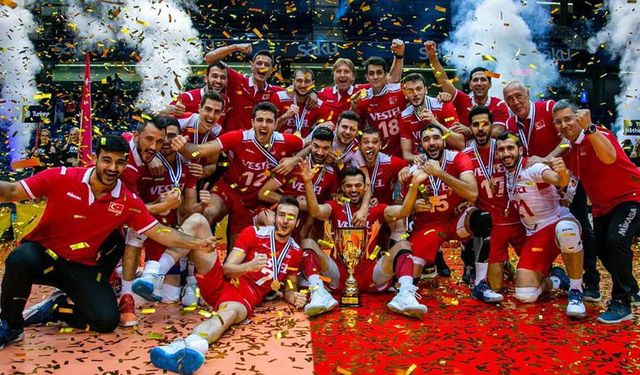 A Milli Erkek Voleybol Takımı şampiyon oldu