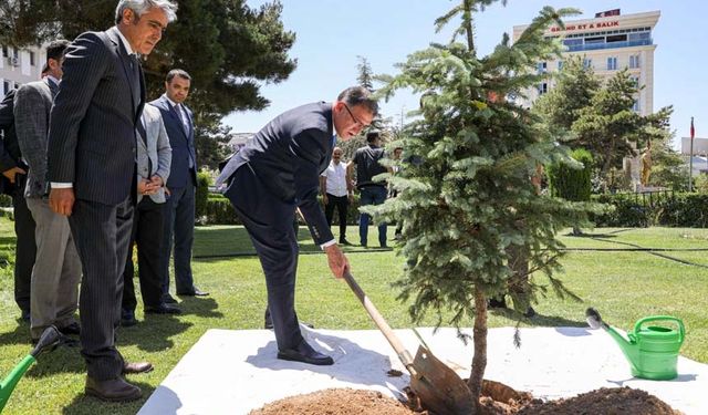 Vali Balcı, 15 Temmuz anısına fidan dikti