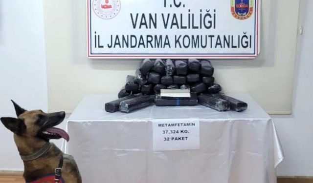 Van’da 37 kilo metamfetamin ele geçirildi