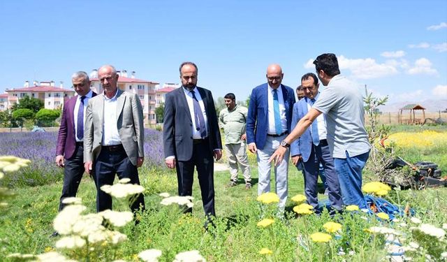 Van YYÜ’de yetiştirilen bitkiler görücüye çıktı