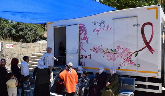 Gezici mamografi aracının yeni durağı Bahçesaray