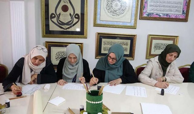 Van’da geleneksel Türk İslam sanatlarına yoğun ilgi