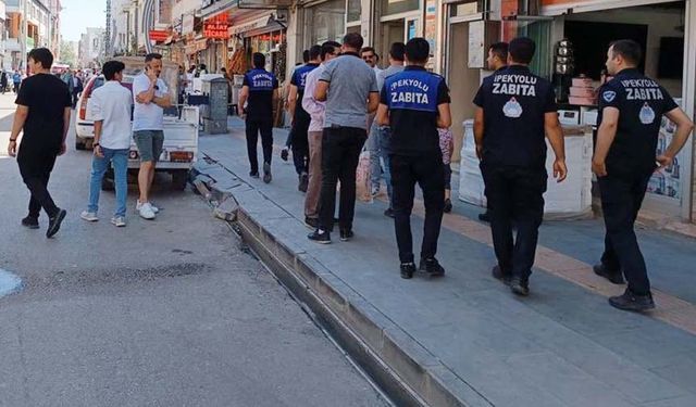 Van’da kaldırım işgali denetimi yapıldı