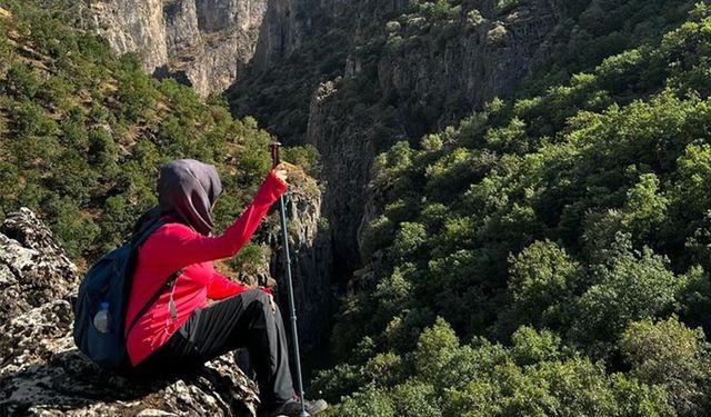 Vanlı gezginler doğayla iç içe unutulmaz bir gün yaşadı