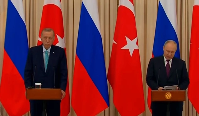 Cumhurbaşkanı Erdoğan ve Putin'den önemli açıklamalar