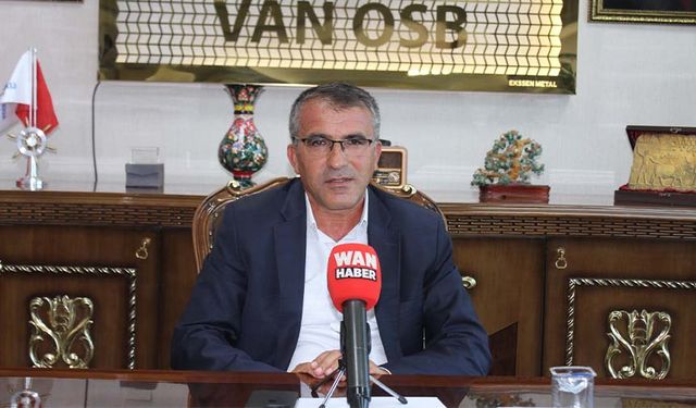 Van OSB’de kaç fabrika üretim yapıyor? Başkan Aslan Wanhaber’e açıkladı