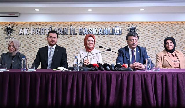 Bakan Mahinur Özdemir Göktaş Van'da konuştu: Milletimizin tek isteği var