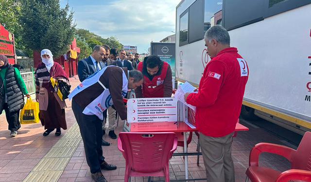 Van'da Filistinliler için kan bağışı kampanyası başlatıldı