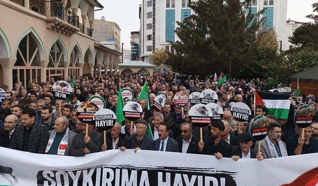 Van’da Gazze'deki saldırılara karşı protestolar sürüyor