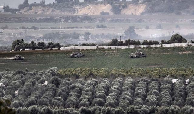 İsrail ordusu sınırı geçti: Tanklar arazilere konuşlandırıldı