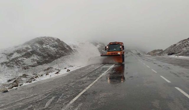 Van'a kış erken geldi