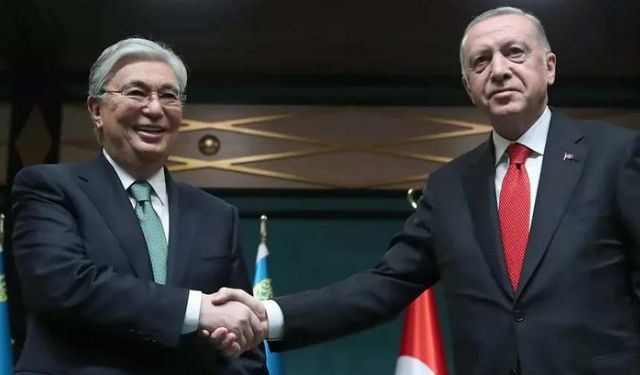 Filistin diplomasisi: Cumhurbaşkanı Erdoğan, Tokayev ile görüştü