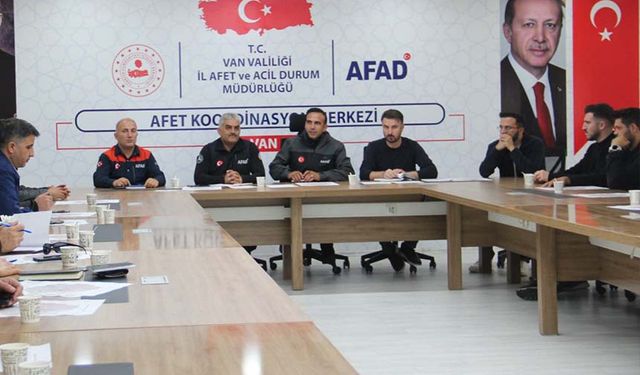 Van AFAD’ta önemli toplantı