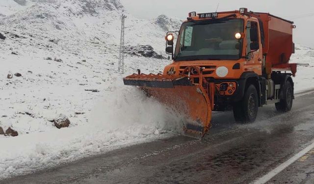 Van'da karla mücadele başladı!