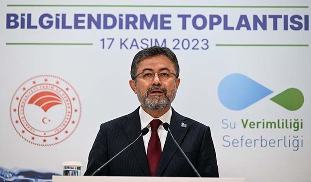 Bakan Yumaklı'dan "suyu verimli kullanma" çağrısı