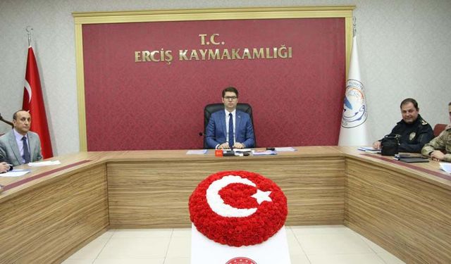 Erciş’te kış tedbirleri toplantısı yapıldı