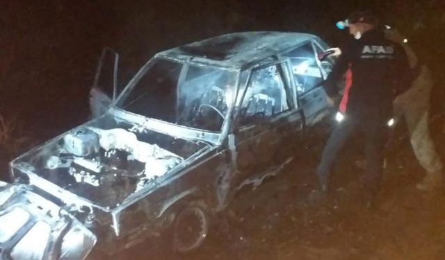 Kaza yapan otomobil yandı: 6 ölü