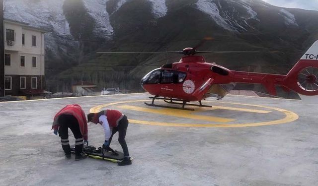 Van'da 164 hasta ambulans helikopterle taşındı