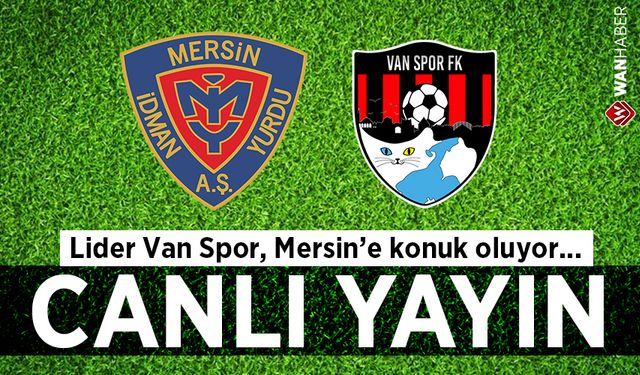 Mersin İdman Yurdu - Van Spor maç önü