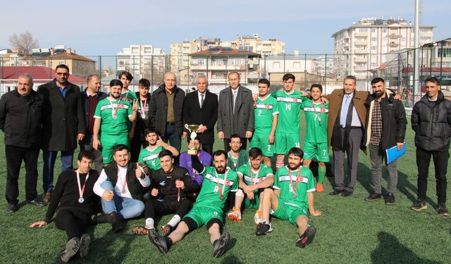 Van’da yurtlar arası futbol turnuvası