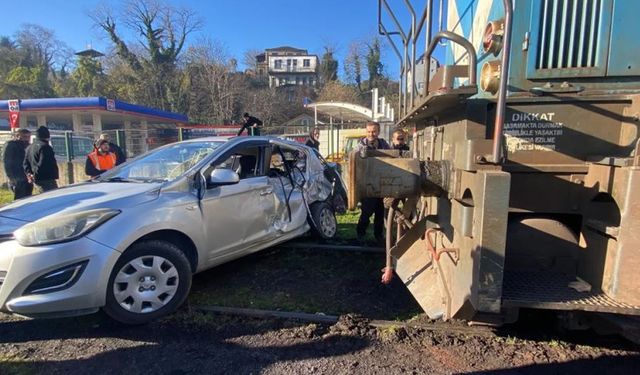 Zonguldak'ta dehşet! 3 kişilik aile 30 metre sürüklendi