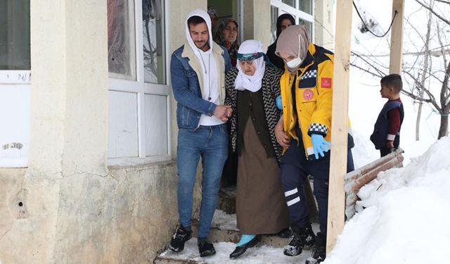 Ekipler, 95 yaşındaki hasta için seferber oldu